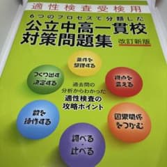 6つのプロセスで分類した公立中高一貫校対策問題集 : 適性検査受検用のサムネイル