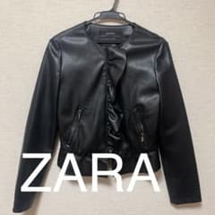 ZARA ライダースジャケット レザージャケットのサムネイル