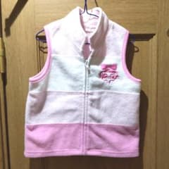 Disney Princess Fluffy Vest, Size 100 (D526)