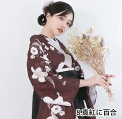 京越 簡易袴5点セット Mサイズ 真紅に百合 - メルカリ