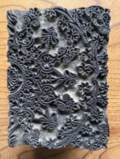 Indian wood blockインドのウッドブロック（木版）、染色に使います 