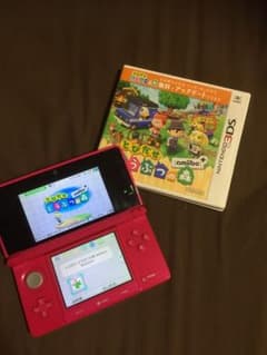 3DS本体、充電器、とびだせ どうぶつの森 amiibo+のサムネイル