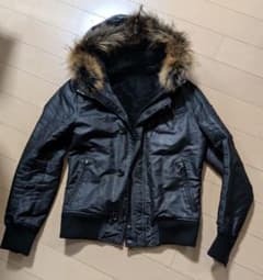 SHELLAC N-2BJACKET ラクーンファー裏ボア 48 - メルカリ