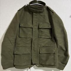Ekhi エキ ミリタリー　ジャケット カーキ 48サイズ(Mサイズ相当)のサムネイル