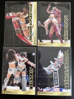 マリーゴールド 岩谷麻優　他　プロレスカード 4枚 MARIGOLD トレカのサムネイル