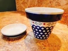 ポーランド食器　植木鉢のサムネイル