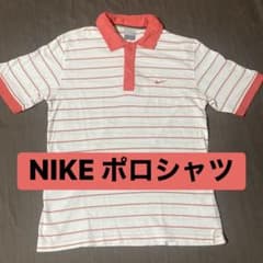 NIKE ナイキ【L】襟付き半袖 ポロシャツ ボーダー 古着 - メルカリ