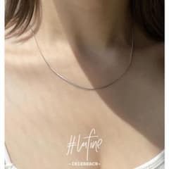 【m様専用】金属アレルギーネックレス　シルバーのサムネイル