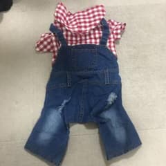 犬服 オーバーオール サロペットのサムネイル