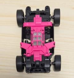 Ｎｏ．2 ミニ四駆 MSフレキ ピンクシャーシ パーフェクトセット ミニ四駆 MSフレキ シャーシのみ（ブラック/ピンク） - メルカリ