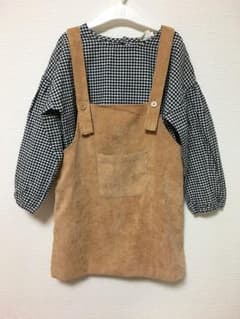 アーバンチェリー チェックブラウス ワンピース セットのサムネイル