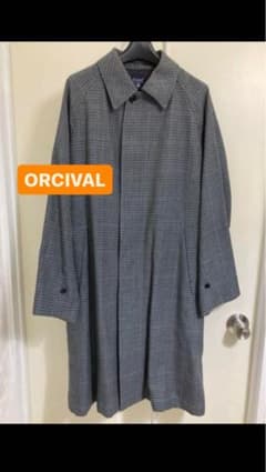 orcival オーシバル　ガンクラブチェック　ウールステンカラーコートのサムネイル