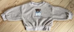 タグなし、未使用 ボリス トレーナー 刺繍 ベージュ ミッフィー 90cmのサムネイル