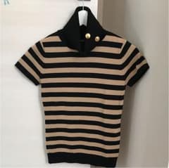VICKY☆半袖 タートルニット 美品のサムネイル