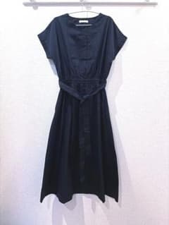 ネイビー半袖ワンピース SIZEfreeのサムネイル