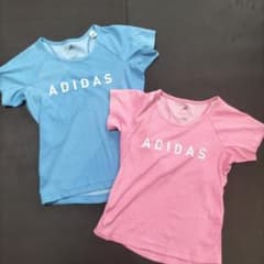 adidas キッズTシャツ 2枚セット 130 140のサムネイル