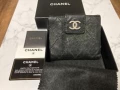 レア‪‪❤︎‬CHANEL‪‪❤︎‬キャビアスキン2つ折り財布のサムネイル