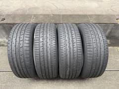 ②新車外し 80ハリアー純正 Zレザー 225/55R19 4本セット トヨタ