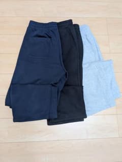 UNIQLO C スウェットワイドパンツ丈長め 3色セットのサムネイル