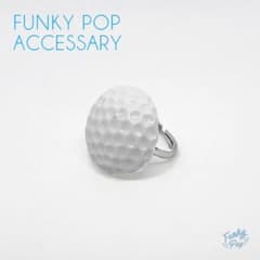 ❁Brand New❁ fac0210❁ (Boxed) Miniature Golf Ball Ring [Handmade]