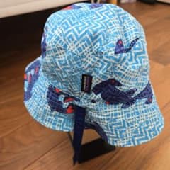 Patagoniaベビーキッズハットリバーシブル48cm帽子あご紐付きのサムネイル
