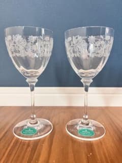 MINTON Finest Crystal ワイングラス 2客セットのサムネイル