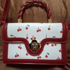 チェリー柄 ショルダーバッグ ミニバッグ