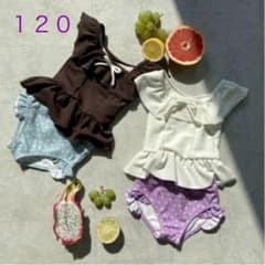 petit main♡フリル水着　120cmのサムネイル