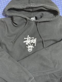 Stussy クラウンロゴ パーカー ブラック Mのサムネイル