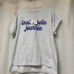 comcoca ロゴプリント 半袖Tシャツ グレー Mサイズのサムネイル