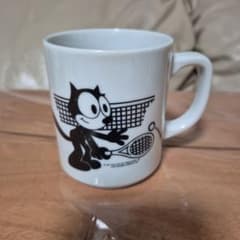 フィリックス ザ キャット マグカップ テニス柄 ヴィンテージのサムネイル
