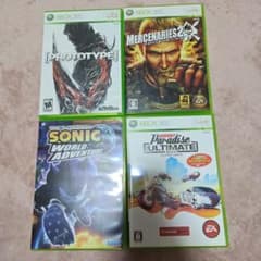 あ*A様 Xbox 360 ソフト 4本 まとめ　動作確認未　prototypeのサムネイル