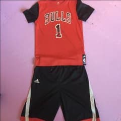 NBAブルズ  デリックローズ#1  レプリカユニフォーム上下セットのサムネイル