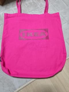 IKEA トートバッグ ピンクのサムネイル