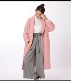 ETRE TOKYO ピンク チェスターコート　美品のサムネイル