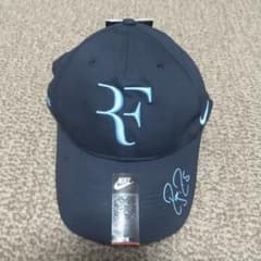 ‼️レア‼️Nike RFキャップ FEDERER刺繍付き　ブラック　フェデラー NIKE RF キャップ Roger Federer モデル フェデラー - メルカリ