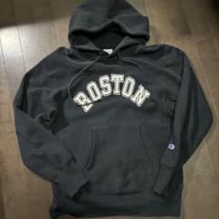 Champion リバースウィーブ BOSTON パーカー カレッジロゴ 古着のサムネイル