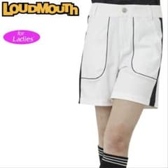 LOUDMOUTH レディース キュロットスカート ホワイトのサムネイル