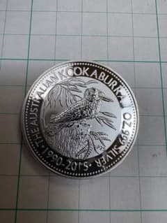 オーストラリア クッカバラ 銀貨 1990-2015 1ドル　レプリカとして出品のサムネイル