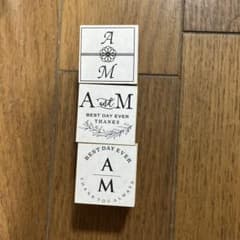 ウェディング用 木製スタンプ 3点セットのサムネイル