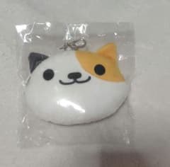 [신품 미사용] 고양이 아츠메 토비미케씨 패스 케이스 첨부 파우치 푹신푹신