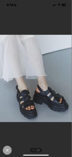 JEANASIS 厚底サンダルのサムネイル