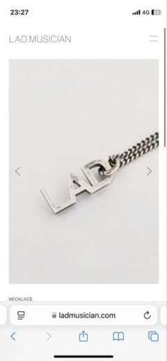 LAD MUSICIAN アルファベットネックレスのサムネイル