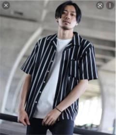 【美品】zip five メンズ　ストライプシャツのサムネイル