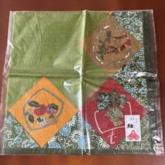新品　大判ハンカチ つむぎ 綿100% 日本製 和柄のサムネイル