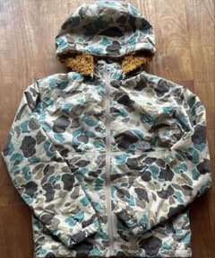 美品 THE NORTH FACE 迷彩柄 kids 150 アウター - メルカリ