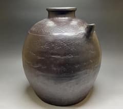 南蛮焼　注水　大壺　特大31cm Y029 南蛮焼 古南蛮 注水 大壺 特大31cm Y029 - メルカリ