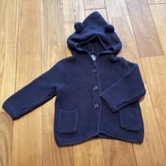 babyGAP くまさんカーディガン　70 男の子のサムネイル