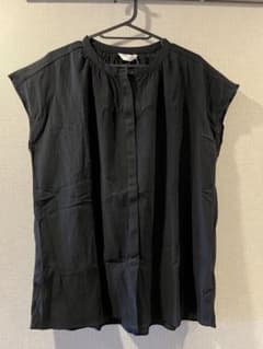 新品未使用　サマンサモスモスブルー　楊柳チュニックブラウス　ブラックのサムネイル