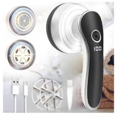 【新品未使用】電動毛玉取り器 USB充電式 LEDディスプレイ付き